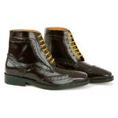 View Item Delicious Junction Skin Mod Brogue Leather Boot Ox Blood UK 6 -12